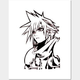 Cloud Strife Final Fantasy VII Posters and Art